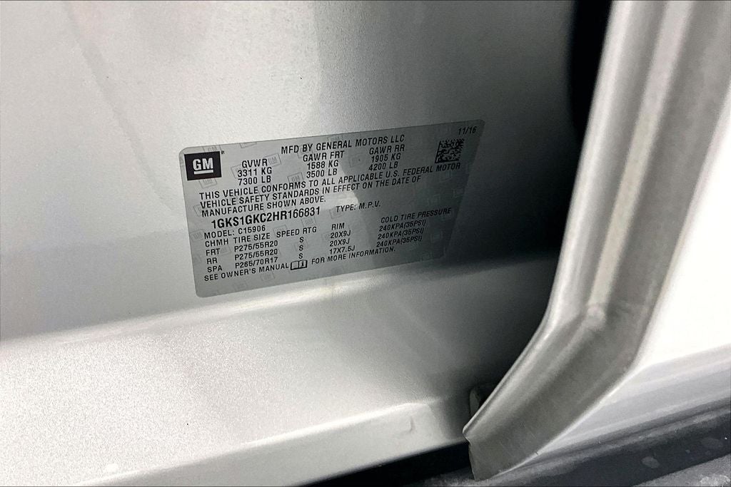 2017 GMC Yukon XL SLT