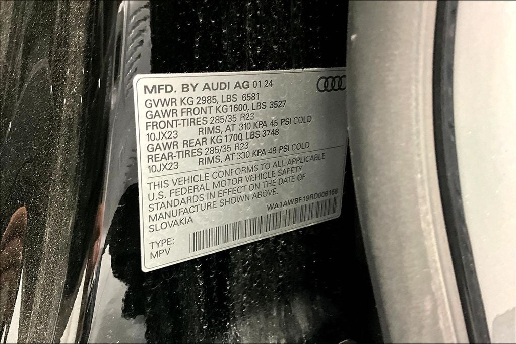 2024 Audi SQ8 4.0T Premium Plus quattro