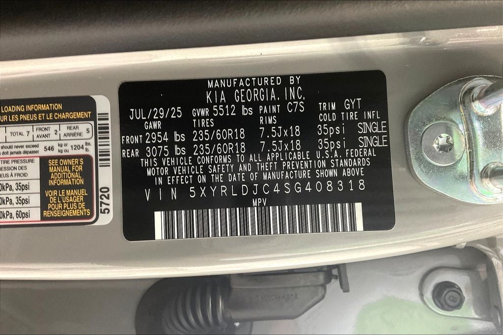 2025 Kia Sorento S