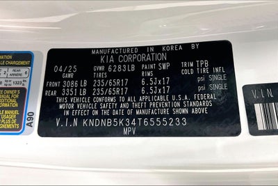 2026 Kia Carnival LXS