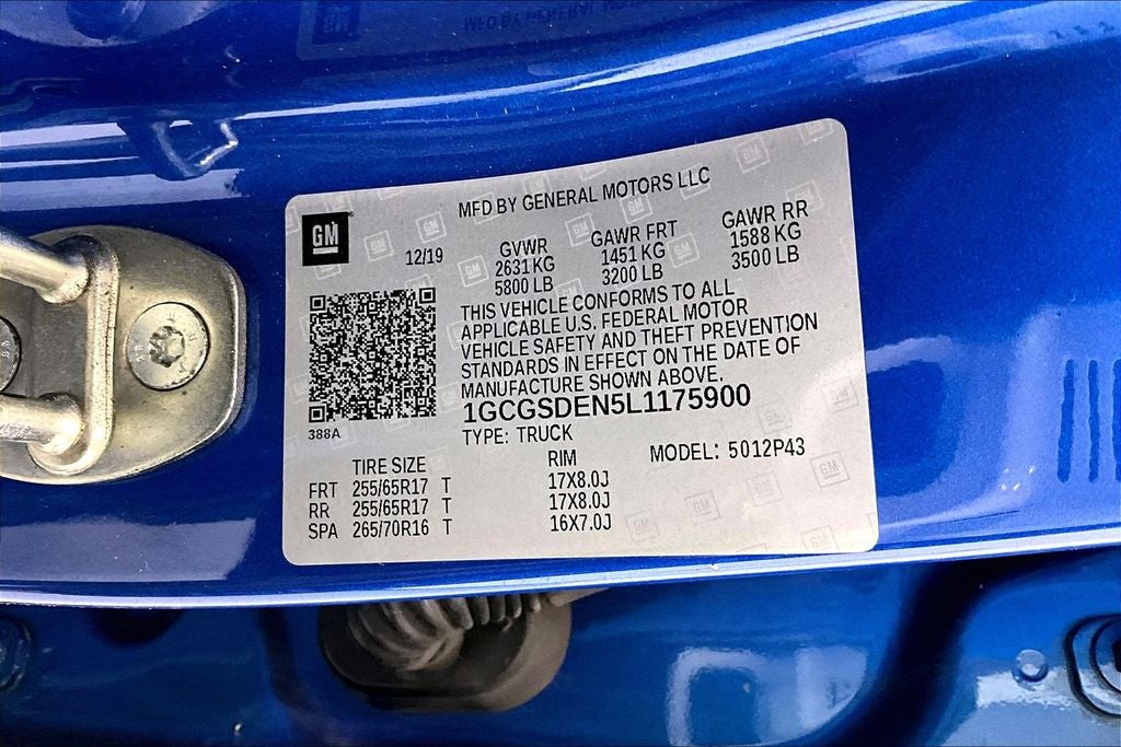 2020 Chevrolet Colorado Z71