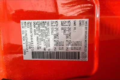 2025 Nissan Frontier PRO-4X