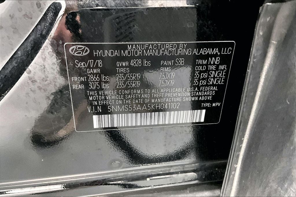 2019 Hyundai Santa Fe Limited