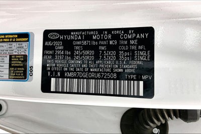 2024 Hyundai Palisade Calligraphy Night Edition