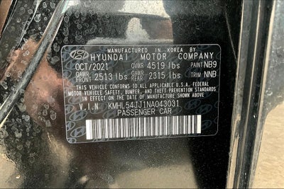 2022 Hyundai Sonata Hybrid Limited