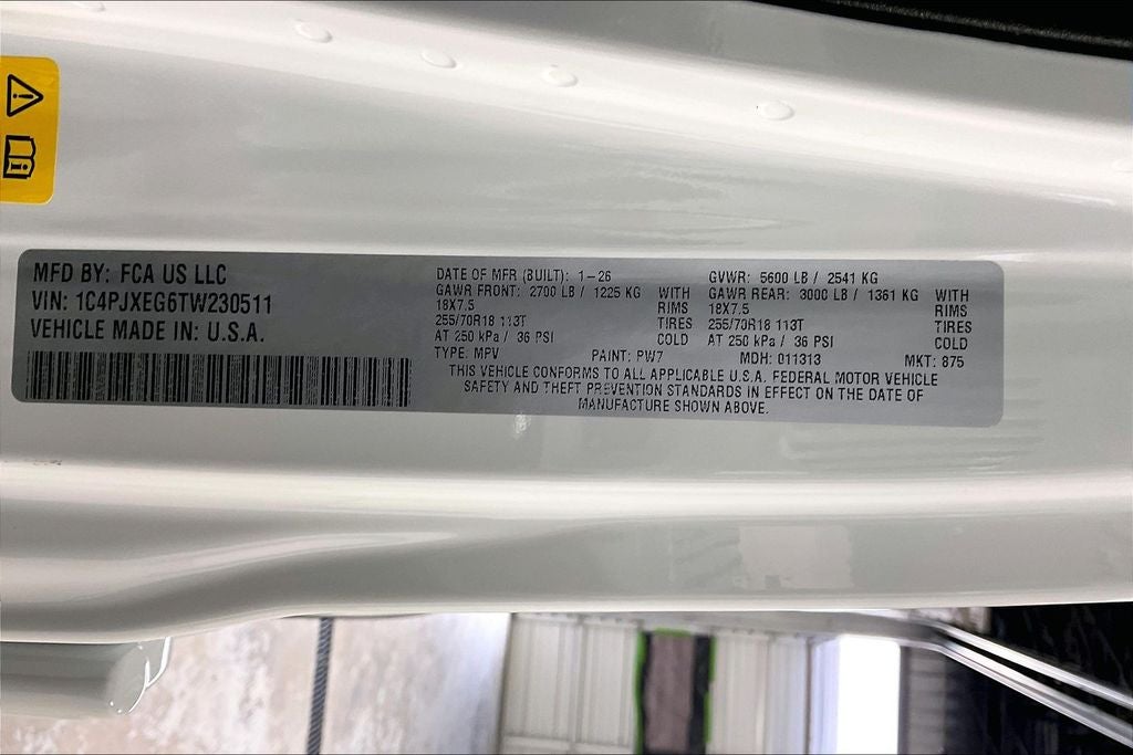 2026 Jeep Wrangler WRANGLER 4-DOOR SAHARA