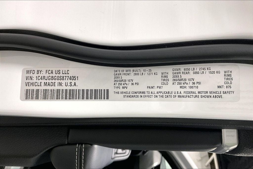 2025 Jeep Grand Cherokee GRAND CHEROKEE LIMITED 4X2