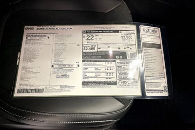 2025 Jeep Grand Cherokee GRAND CHEROKEE ALTITUDE X 4X4