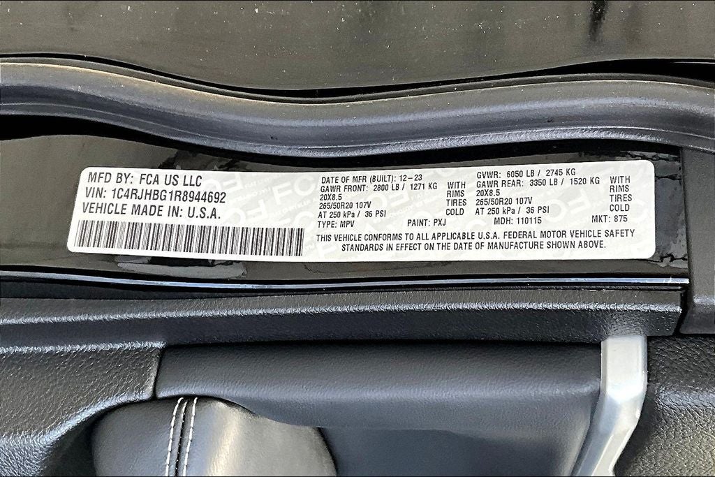 2024 Jeep Grand Cherokee GRAND CHEROKEE LIMITED 4X4