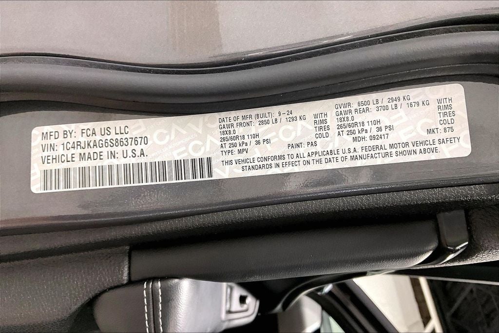 2025 Jeep Grand Cherokee L Altitude X 4x4