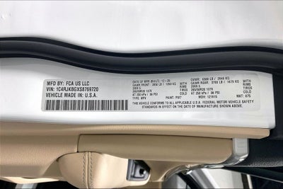 2025 Jeep Grand Cherokee GRAND CHEROKEE L LIMITED 4X4