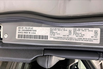 2027 Jeep Grand Cherokee GRAND CHEROKEE L LIMITED RESERVE 4X4