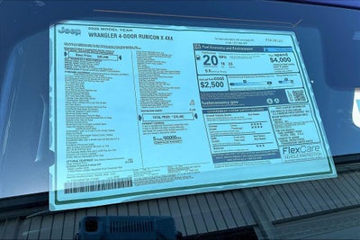 2026 Jeep Wrangler WRANGLER 4-DOOR RUBICON X