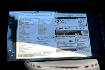 2025 Jeep Wrangler WRANGLER 4-DOOR RUBICON X