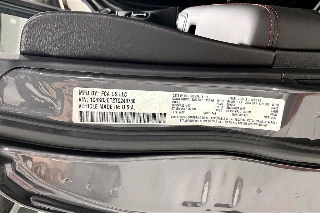 2026 Dodge Durango DURANGO GT PLUS AWD HEMI V8