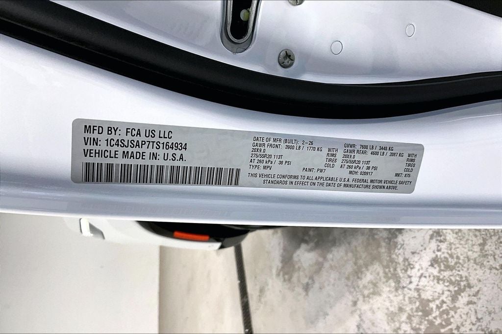 2026 Jeep Grand Wagoneer GRAND WAGONEER L 4X4