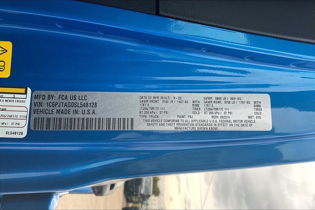 2025 Jeep Gladiator GLADIATOR HIGH TIDE 4X4