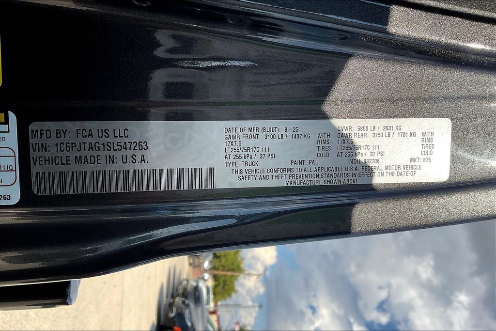 2025 Jeep Gladiator GLADIATOR TEXAS TRAIL 4X4