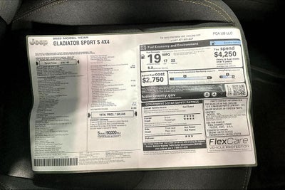 2025 Jeep Gladiator GLADIATOR SPORT S 4X4