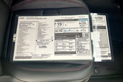 2025 Jeep Gladiator GLADIATOR RUBICON X 4X4