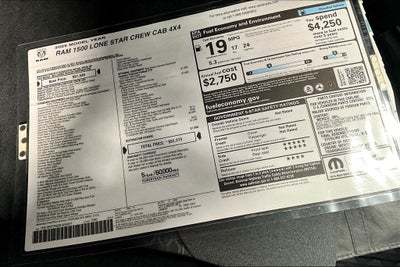 2025 RAM Ram 1500 RAM 1500 LONE STAR CREW CAB 4X4 5'7' BOX