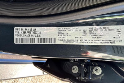 2026 RAM Ram 1500 RAM 1500 LONE STAR CREW CAB 4X4 5'7' BOX