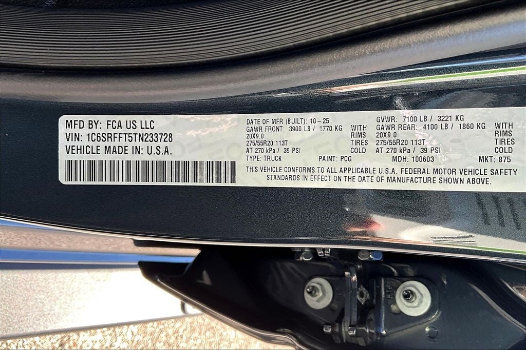 2026 RAM Ram 1500 RAM 1500 LONE STAR CREW CAB 4X4 5'7' BOX