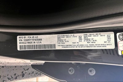 2026 RAM Ram 1500 RAM 1500 LONE STAR CREW CAB 4X4 5'7' BOX