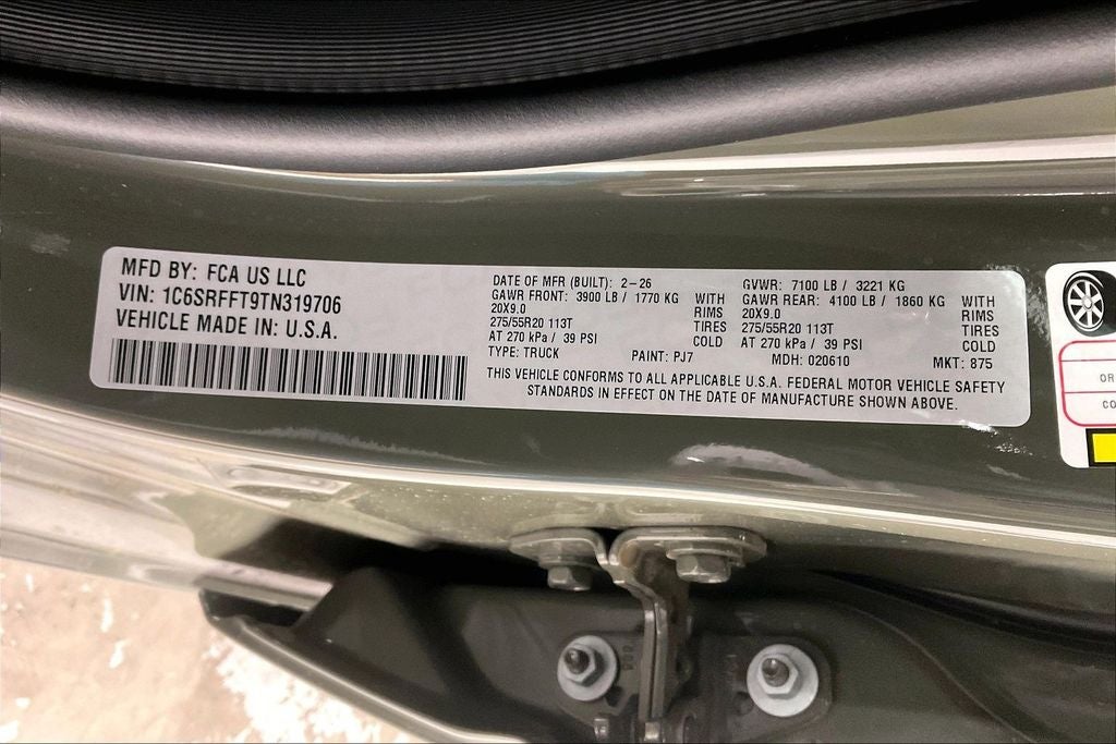 2026 RAM Ram 1500 RAM 1500 LONE STAR CREW CAB 4X4 5'7' BOX