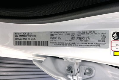 2026 RAM Ram 1500 RAM 1500 LIMITED CREW CAB 4X4 5'7' BOX