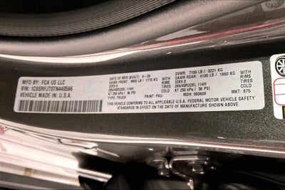 2026 RAM Ram 1500 RAM 1500 LARAMIE CREW CAB 4X4 5'7' BOX