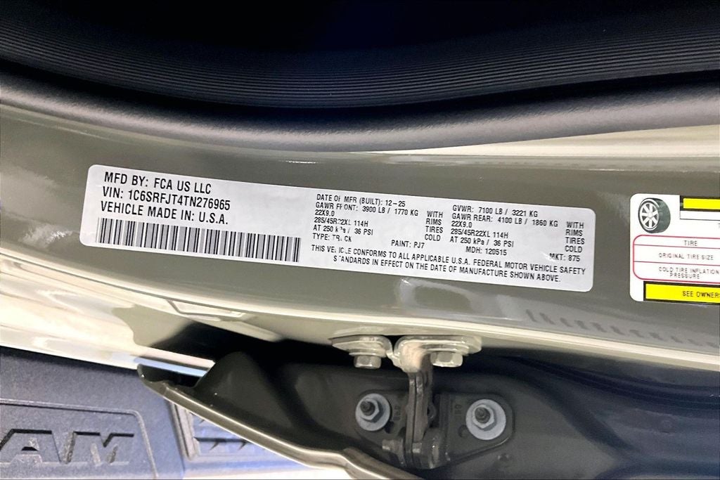 2026 RAM Ram 1500 RAM 1500 LARAMIE CREW CAB 4X4 5'7' BOX