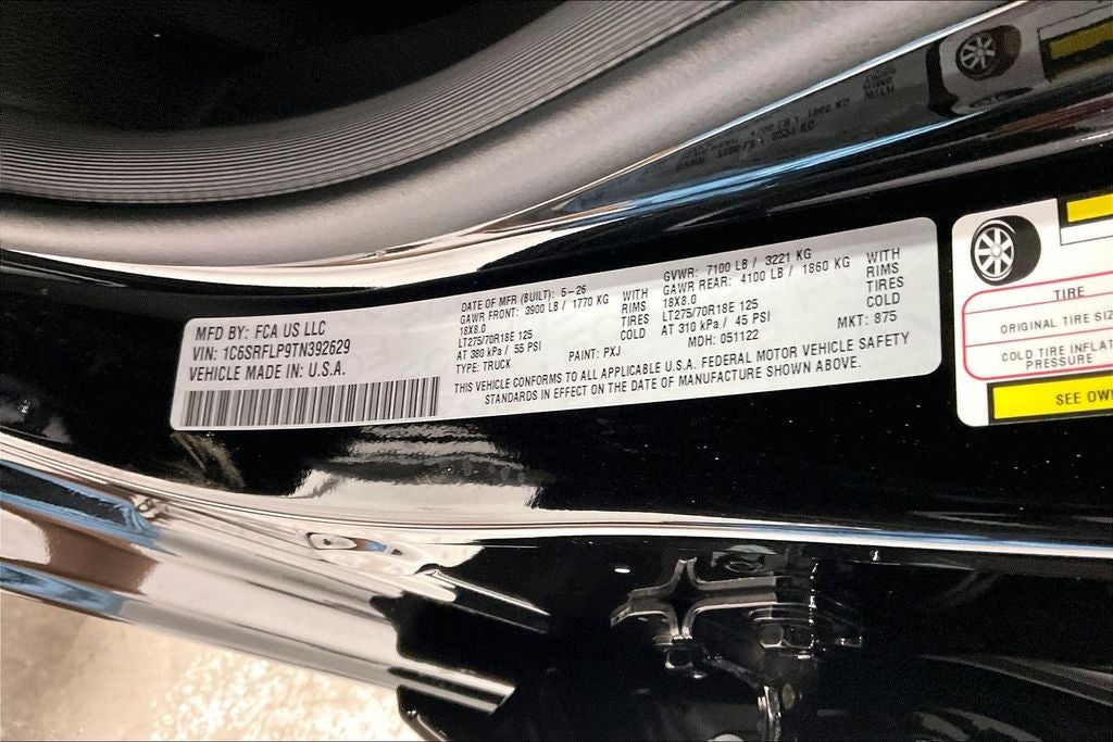 2026 RAM Ram 1500 RAM 1500 REBEL CREW CAB 4X4 5'7' BOX