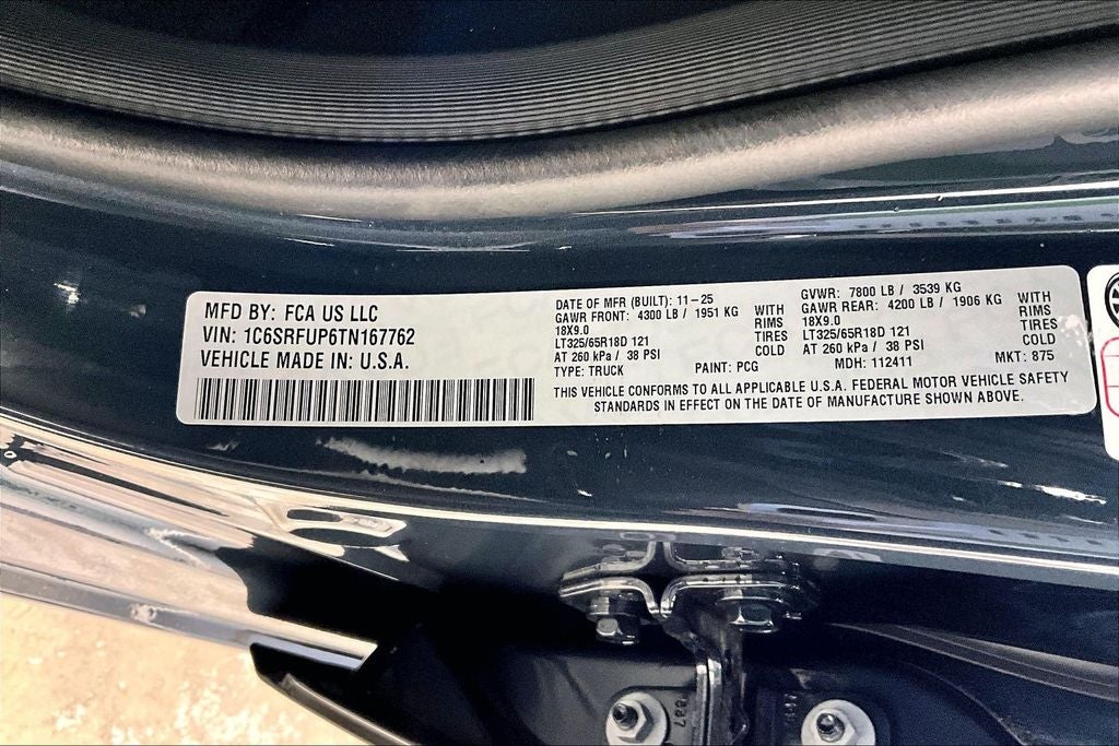 2026 RAM Ram 1500 RAM 1500 RHO CREW CAB 4X4 5'7' BOX