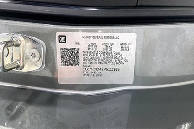 2023 Chevrolet Corvette Stingray RWD Convertible 3LT