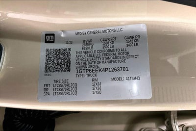 2023 GMC Canyon 4WD Crew Cab Short Box AT4X