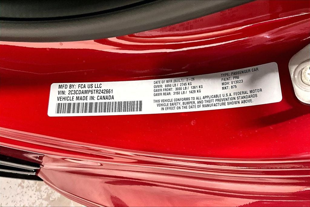 2026 Dodge Charger CHARGER SCAT PACK 2-DOOR AWD