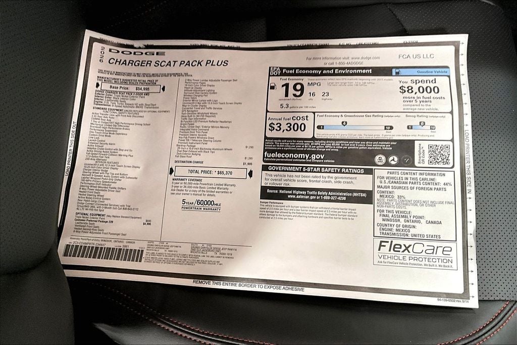 2026 Dodge Charger CHARGER SCAT PACK PLUS 2-DOOR AWD