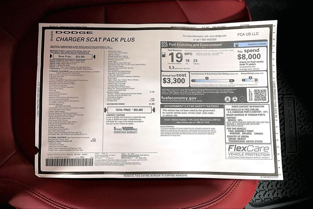 2026 Dodge Charger CHARGER SCAT PACK PLUS 2-DOOR AWD