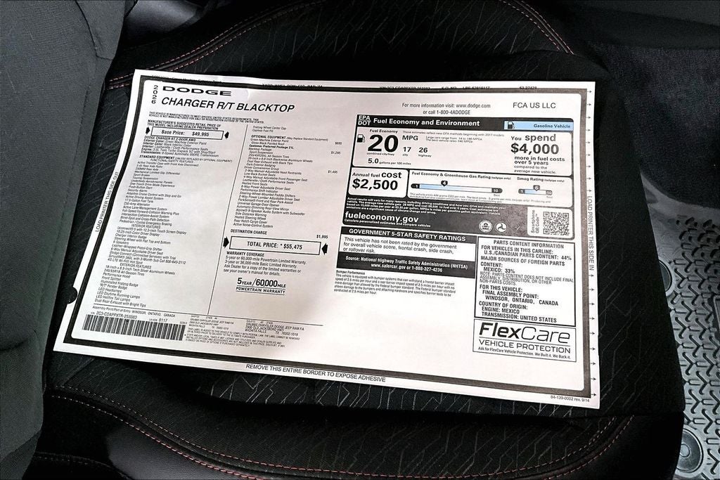 2026 Dodge Charger CHARGER R/T 2-DOOR AWD