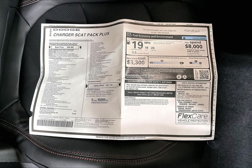 2026 Dodge Charger CHARGER SCAT PACK PLUS 4-DOOR AWD