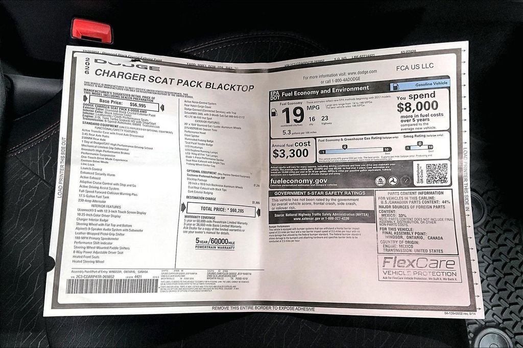 2026 Dodge Charger CHARGER SCAT PACK 4-DOOR AWD