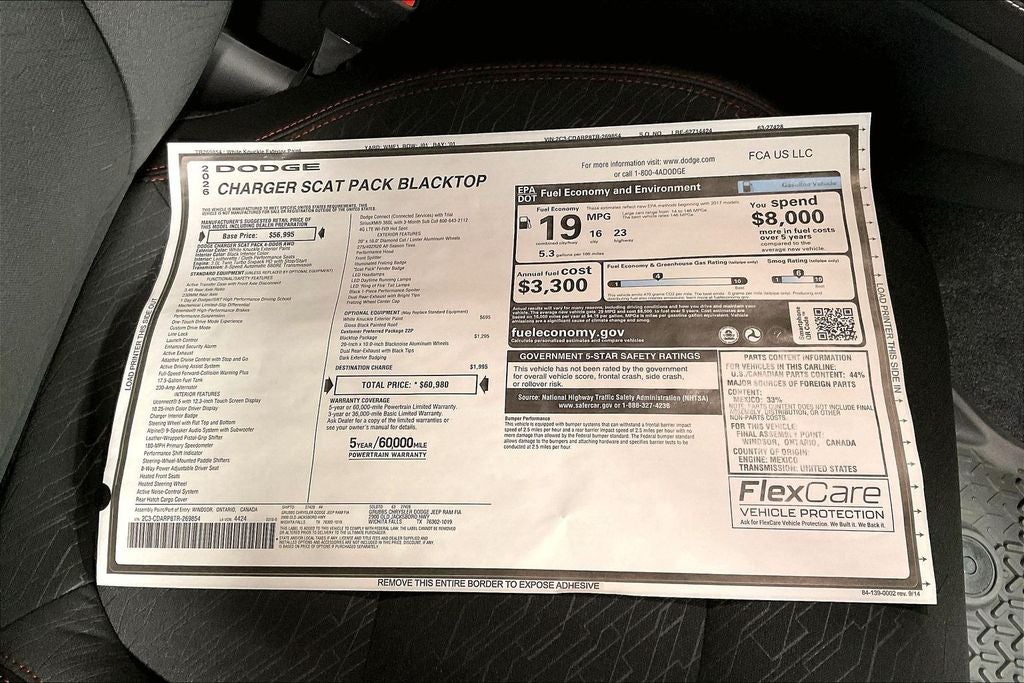 2026 Dodge Charger CHARGER SCAT PACK 4-DOOR AWD