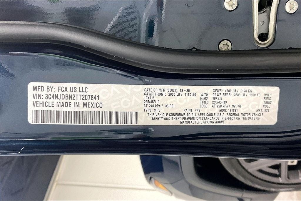 2026 Jeep Compass COMPASS LATITUDE ALTITUDE 4X4