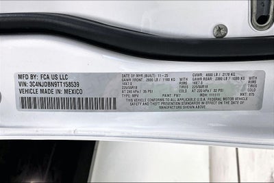 2026 Jeep Compass COMPASS LATITUDE ALTITUDE 4X4