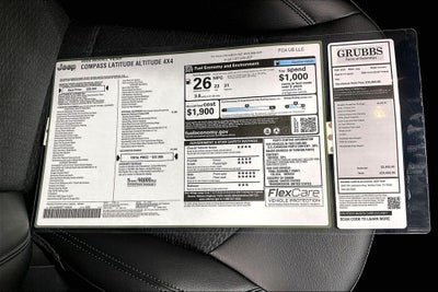 2026 Jeep Compass COMPASS LATITUDE ALTITUDE 4X4