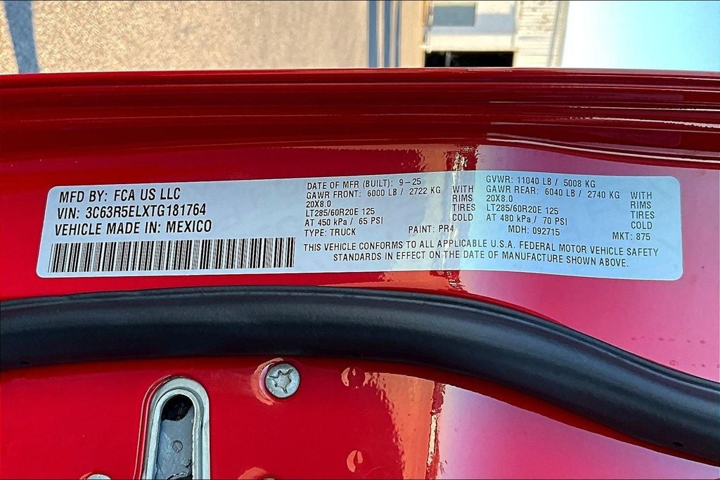 2026 RAM Ram 2500 RAM 2500 REBEL CREW CAB 4X4 6'4' BOX