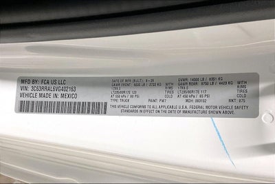 2027 RAM Ram 3500 RAM 3500 TRADESMAN REGULAR CAB 4X4 8' BOX