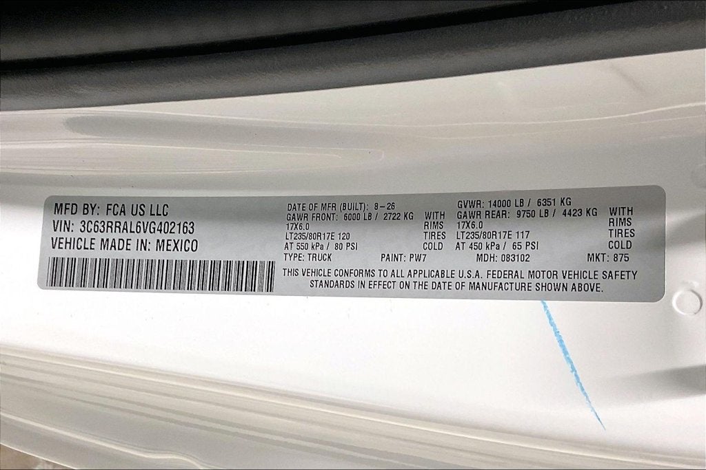 2027 RAM Ram 3500 RAM 3500 TRADESMAN REGULAR CAB 4X4 8' BOX