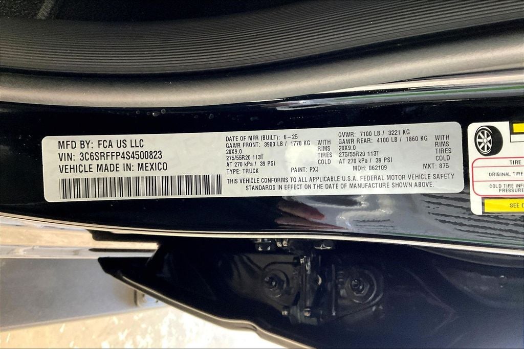 2025 RAM Ram 1500 RAM 1500 BIG HORN CREW CAB 4X4 5'7' BOX